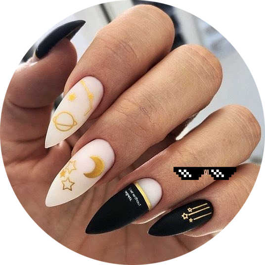 В сочетании с белым