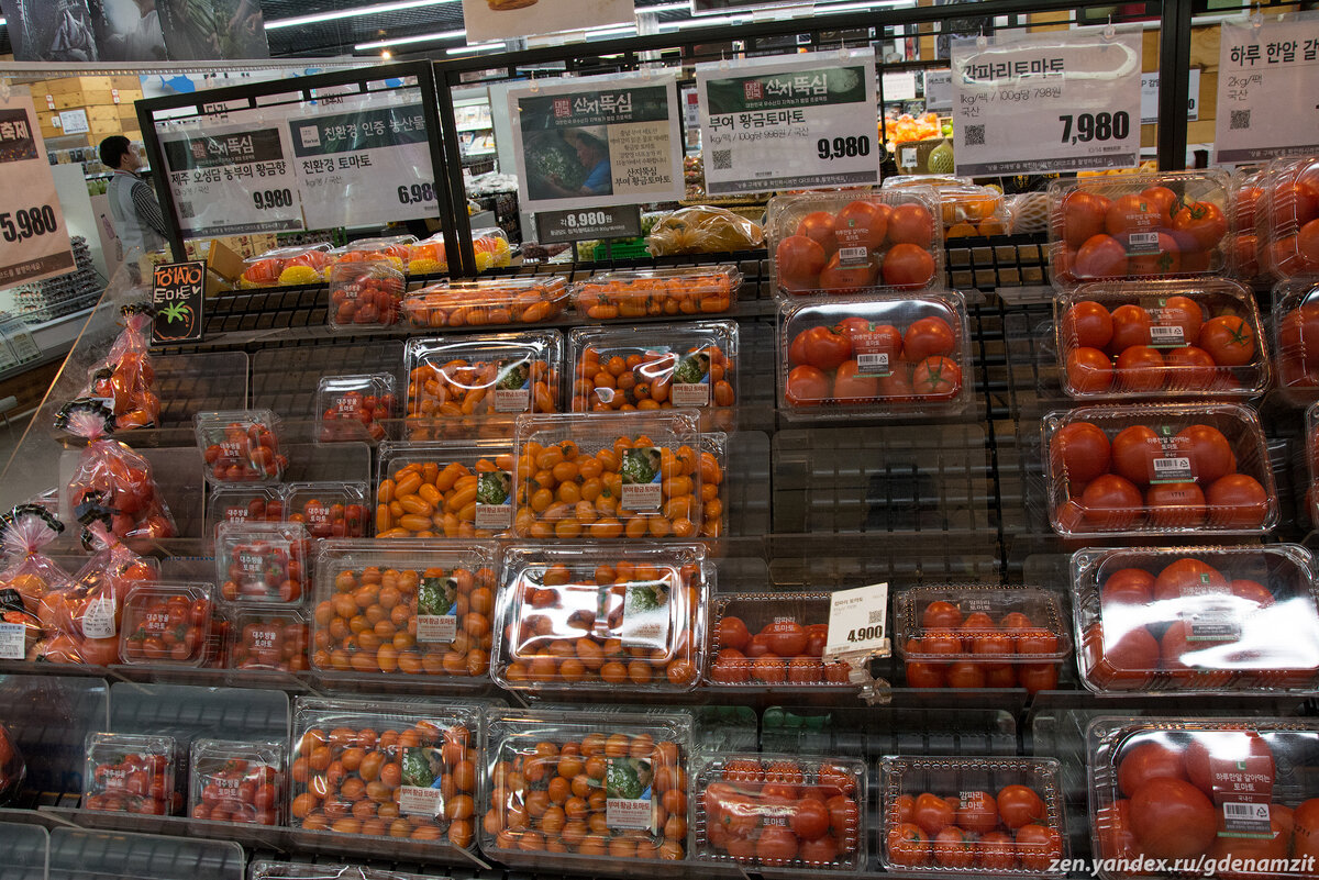 Сколько стоят продукты в Корее? Нашла в супермаркете обычную еду и сделала фото ценников