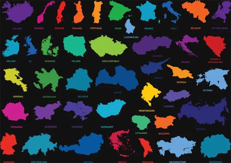 Контуры стран. Очертания стран. Найди страну по названию. Найди страну по названию. Флаги европы с названиями страны и столицей на русском.