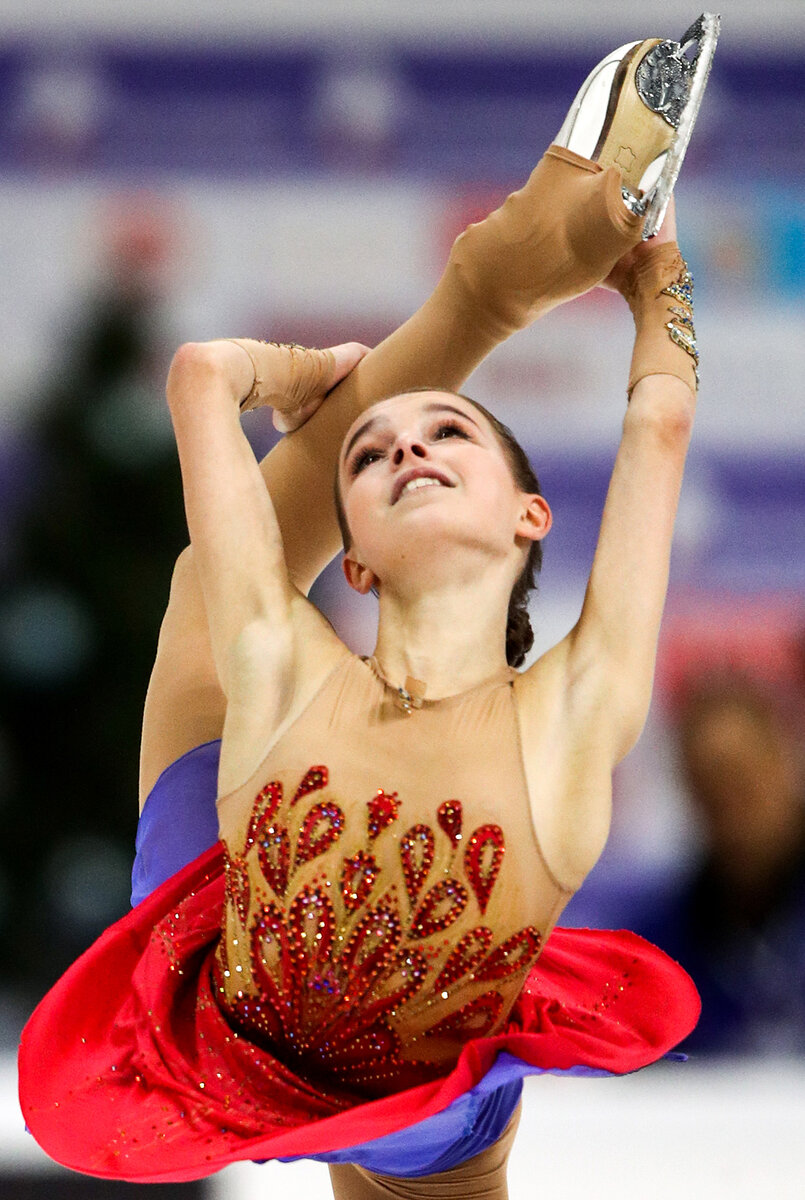 Анна Щербакова на ЧР-2020. Фото: Сергей Бобылев/ТАСС