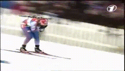 ЧМ 2008. Эстерсунд. Женская эстафета. Финиш.