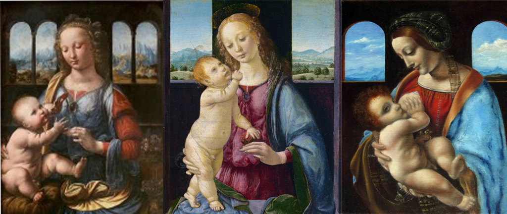 Мадонна с гвоздикой, Мадонна Дрейфус, Мадонна Лита