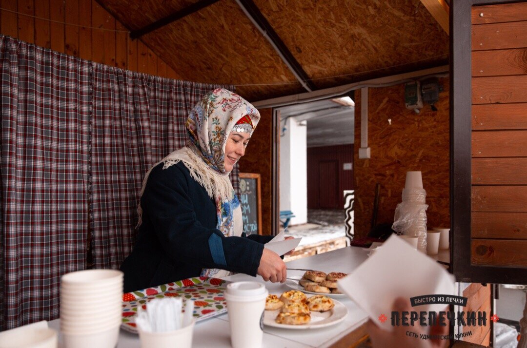 Удмуртское национальное блюдо перепечи