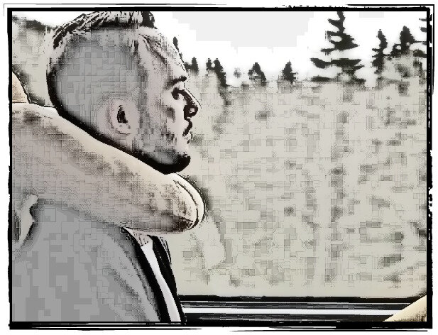 Когда я уехал, то практически всю дорогу ни о чем не думал...