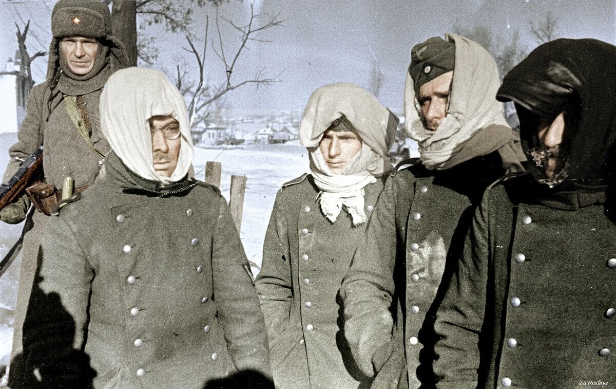 Фото из открытых источников. Пленные немцы.