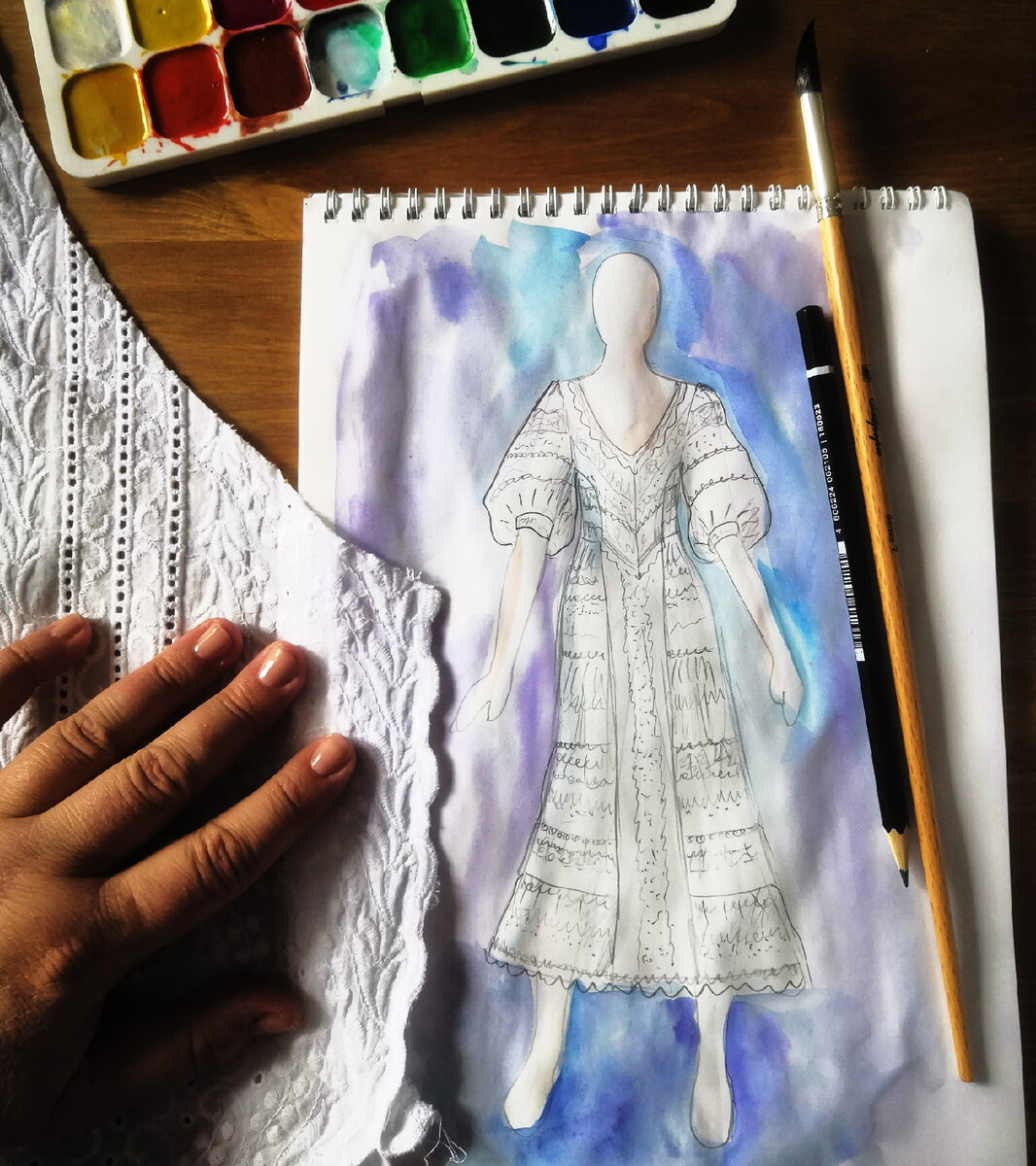 Эскиз платья