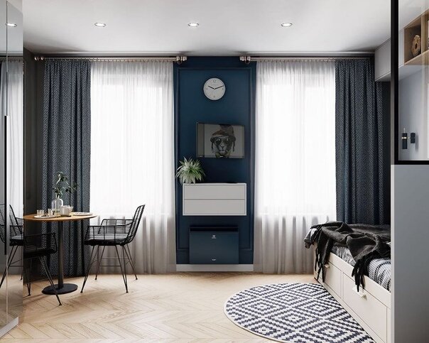 Гостиная и обеденные зоны