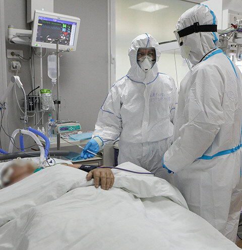 Многие больные коронавирусом находятся на ИВЛ 20 дней 
