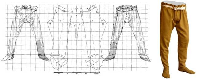  штаны на раннее средневековье , находка из  Торсберга http://south-rus.org/articles/?ELEMENT_ID=8611