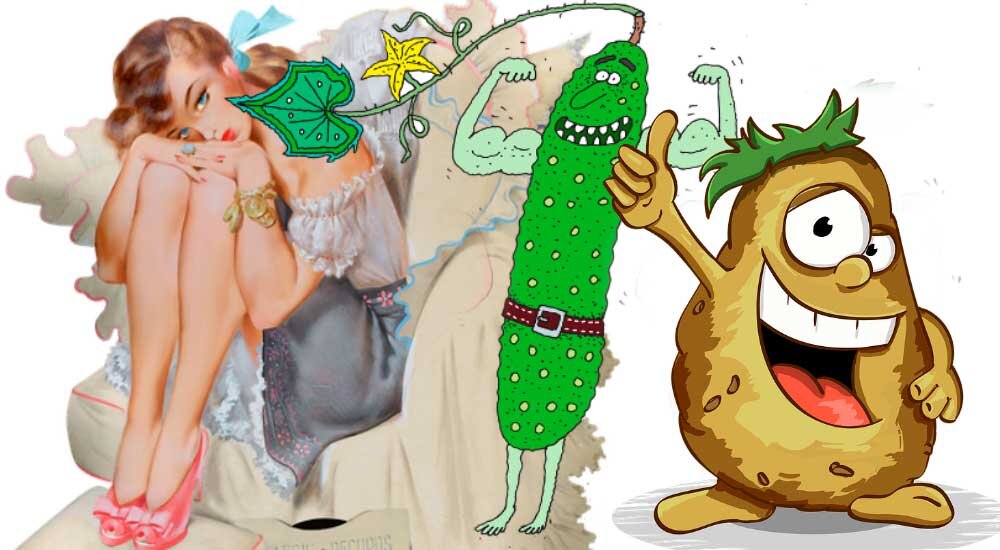 Огурец и картошка для лица // pixabay.com