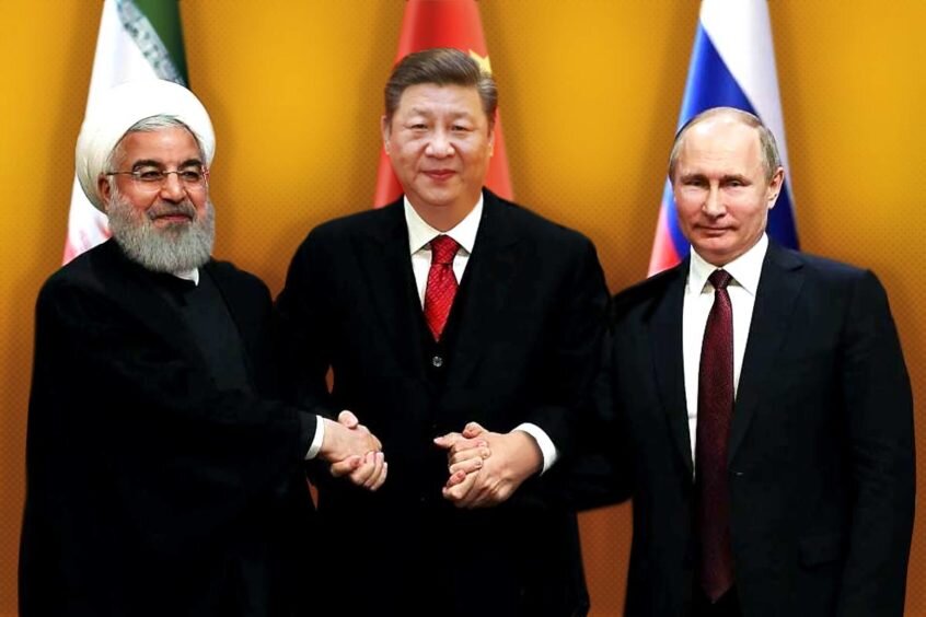 Лидеры Ирана, Китай и России