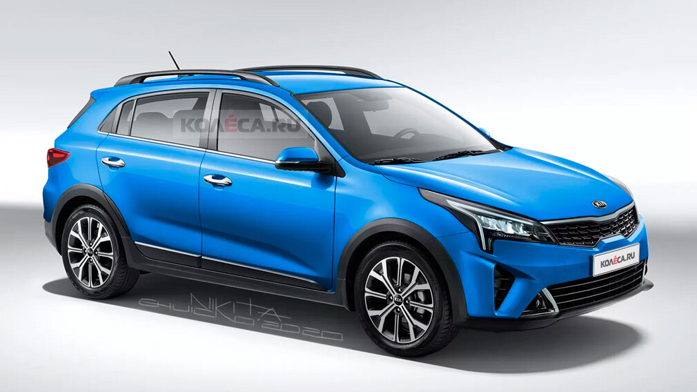 Рендеры Kia Rio X-Line. Изображение:«Колеса.ru»