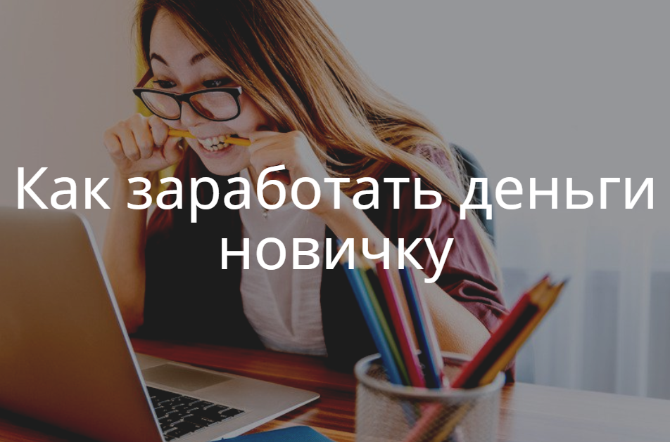 Как заработать деньги новичку