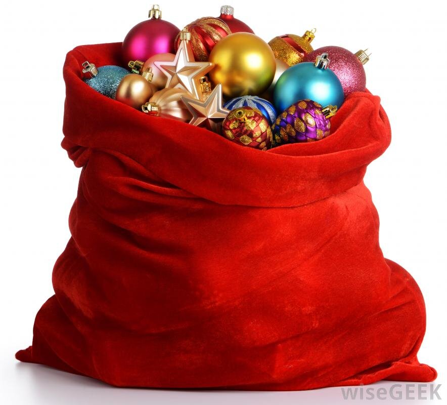 Santa brings toys to the homes of good children on Christmas Eve.