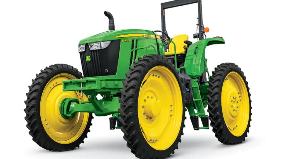 Специализированный высококлиренсный трактор John Deere 6120EH. Фото: официальный сайт John Deere.