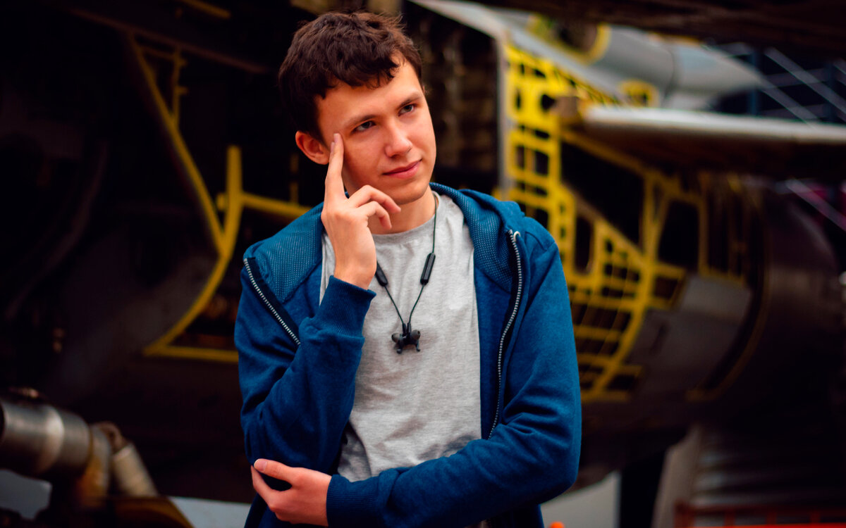 Студенты Московского авиационного института Павел Андреев