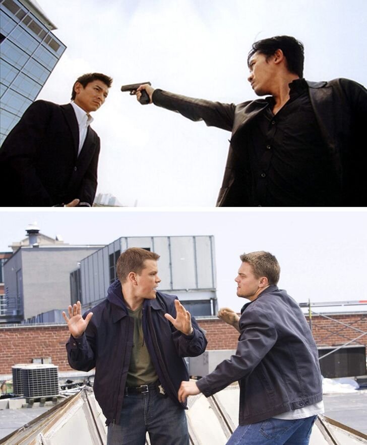 © Media Asia Films / 無間道, © Warner Bros. / The Departed