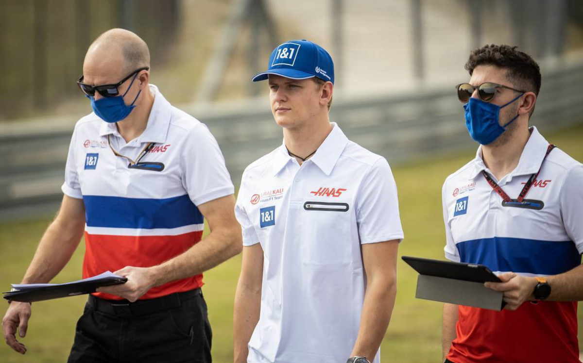 Мик Шумахер в составе команды Haas