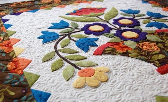 аппликация из ткани