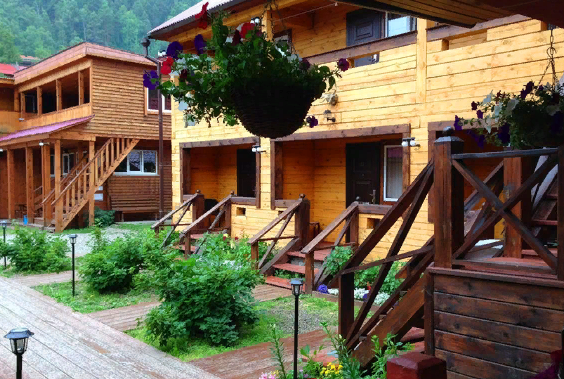 Домики для проживания на турбазе