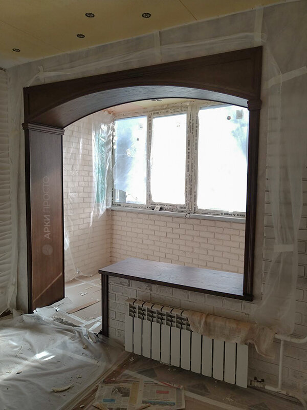 Арка Модерн с Зашивкой на балкон