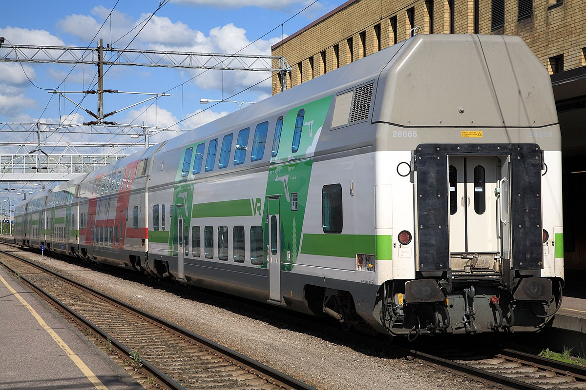 Двухэтажные вагоны, изготовленные Skoda Group для финских железных дорог, фото de.wikipedia.org