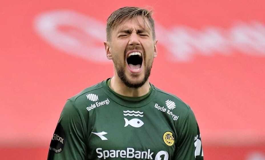    Российский голкипер Никита Хайкин, выступающий в чемпионате Норвегии, получил приглашение в сборную России. Фото: Личная страница Никиты Хайкина в соцсетях