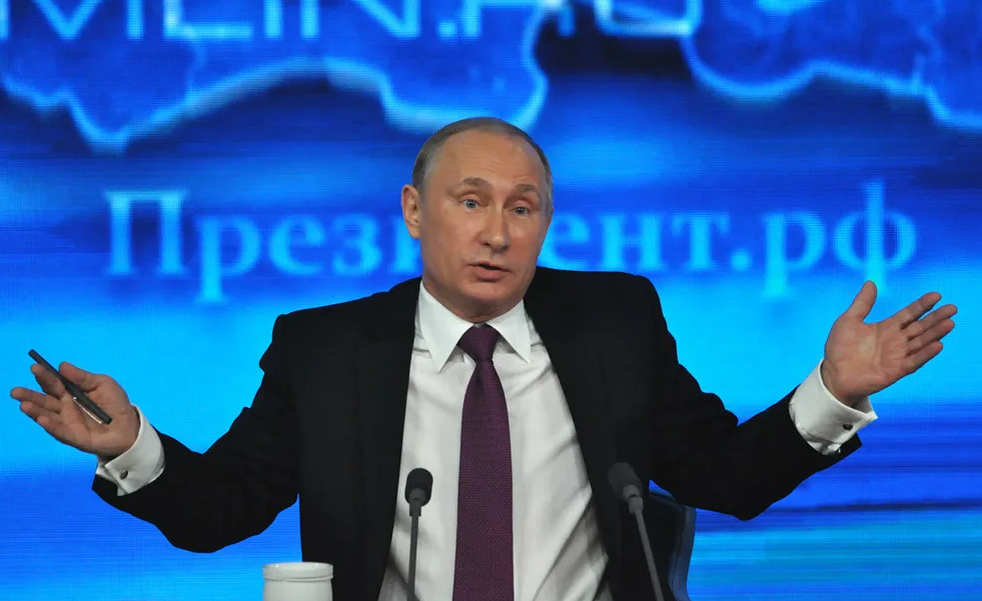 Скриншот фотографии Путина взят из открытых источников