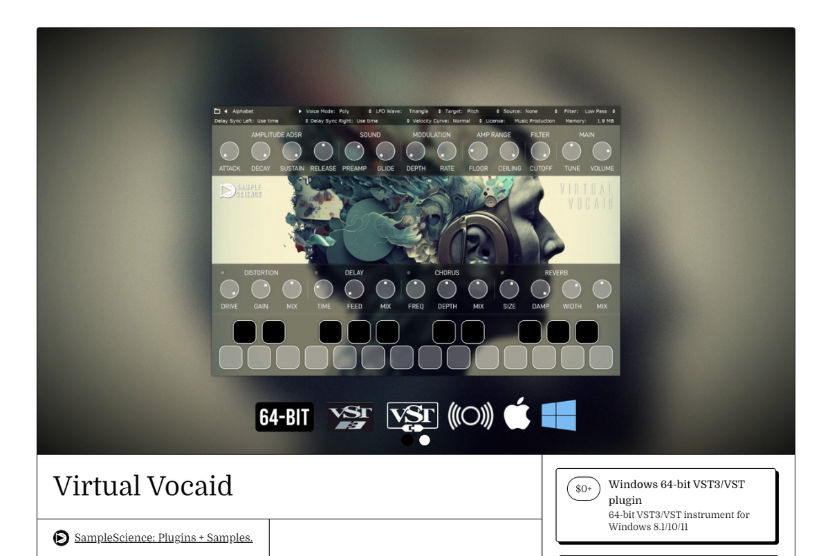 Virtual Vocaid от SampleScience