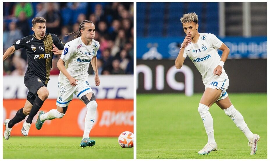    Диего Лаксальт был одним из лучших в составе «Динамо», а Битело дебютировал за бело-голубых. Фото: Соцсети ФК «Динамо»