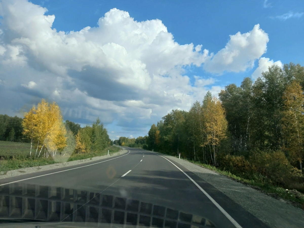 По дороге в деревню