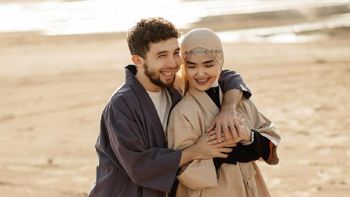    Нурболат Канай с женой:instagram.com/qanay.913