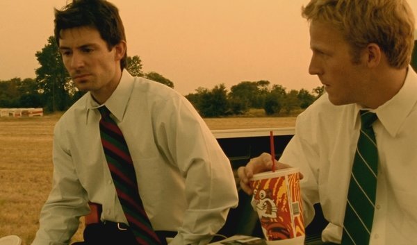 два главных героя фильма. Слева - режиссер Шейн Каррут