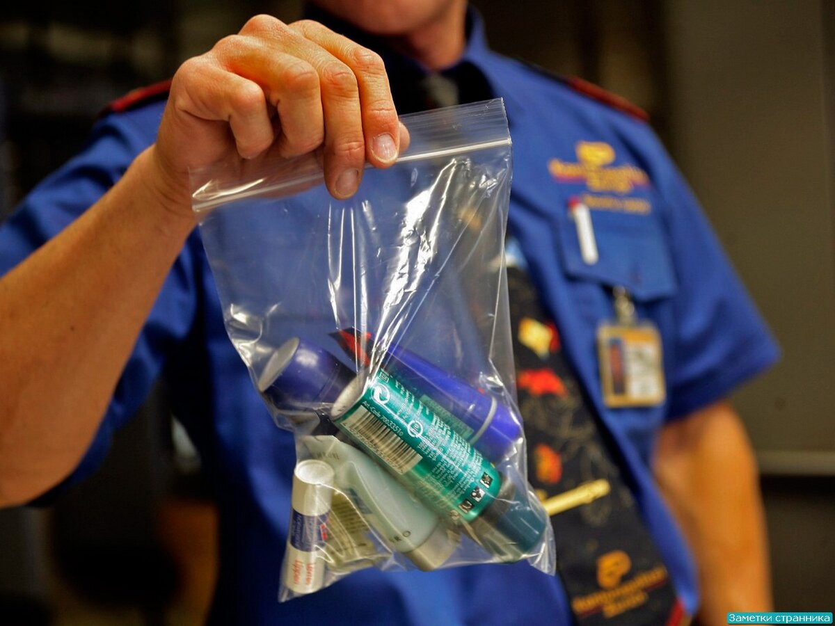 Запрет на жидкость более 100 мл.