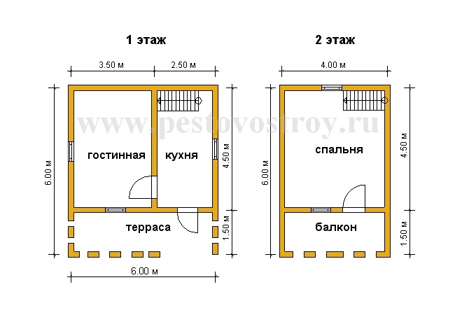 проект - чертёж дома