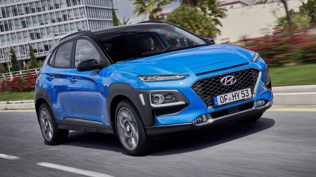 Новая гибридная Hyundai Kona