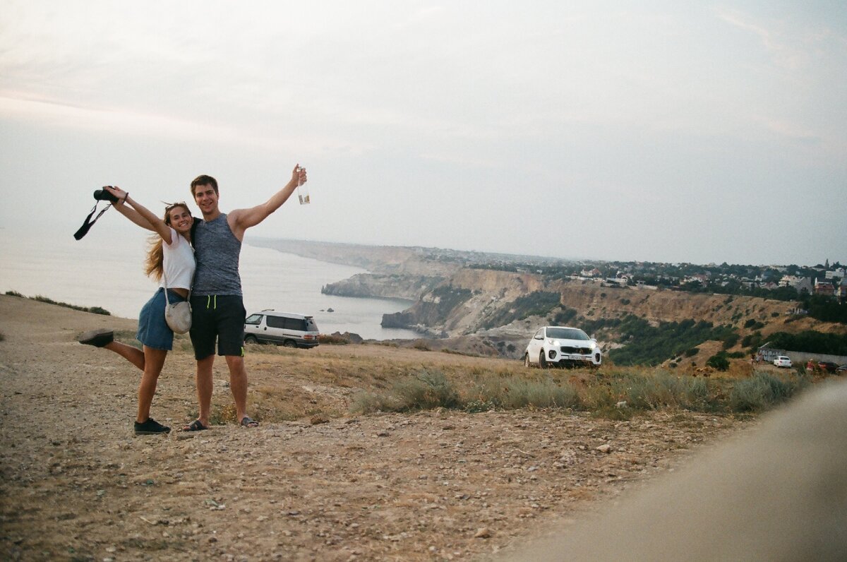 Мы с Димой, мыс Фиолент