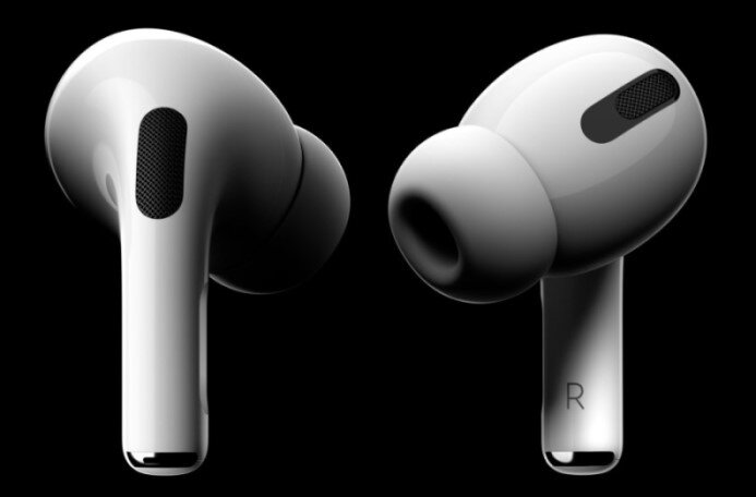 AirPods Pro устойчивы к воздействию пота и воды, поэтому отлично подходят для активного образа жизни.