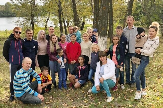 Большая семья Валиевых-Вервельских. © / Семья Вервельских / Из личного архива