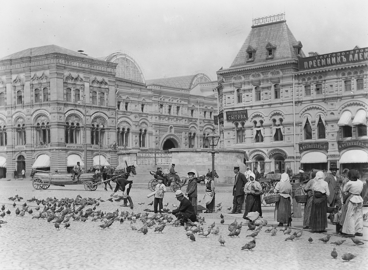 Красная площадь 100 лет назад