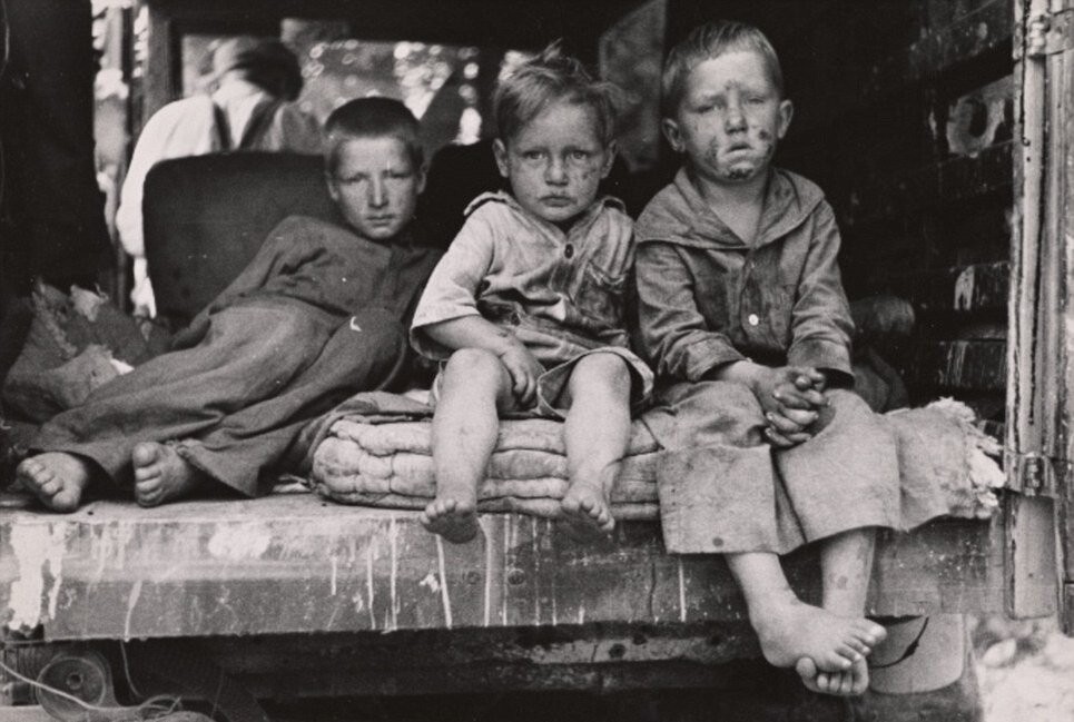 Голодные дети 1932 года.