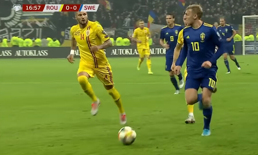 Эмиль Форсберг готовит атаку. Скриншот трансляции для иллюстрации 