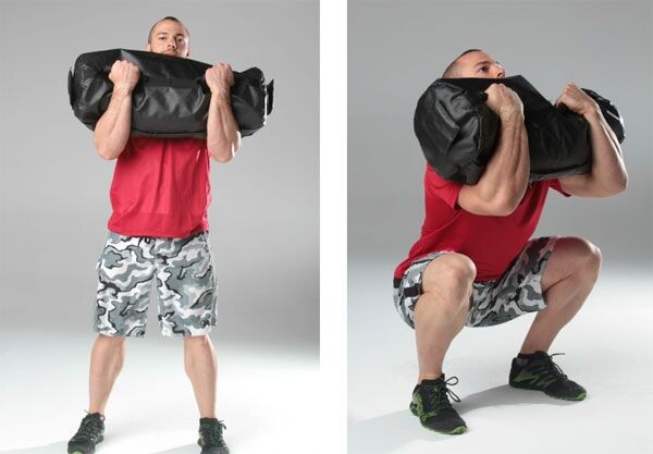 Техника выполнения sandbag