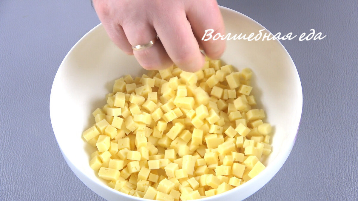 Любимый салат Деда Мороза "Мандариновый шок"