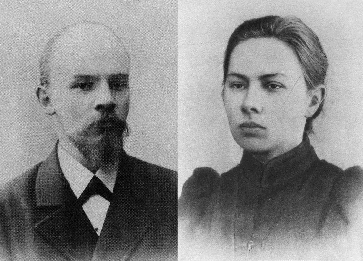 1900 год, накануне эмиграции. Чем-то напоминает современных хипстеров. А Крупская прям красавица. 