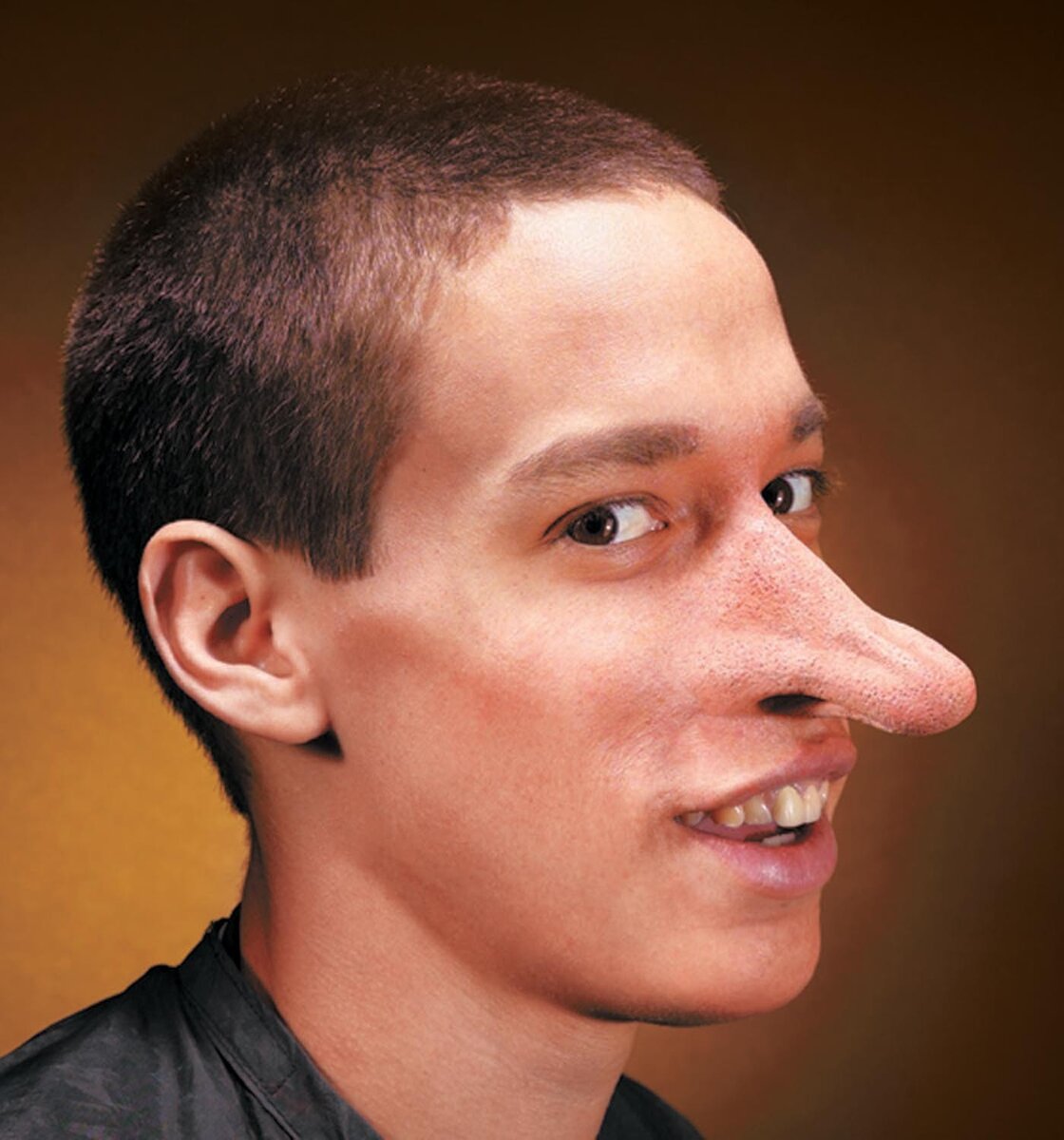 Фото людей с кривым носом