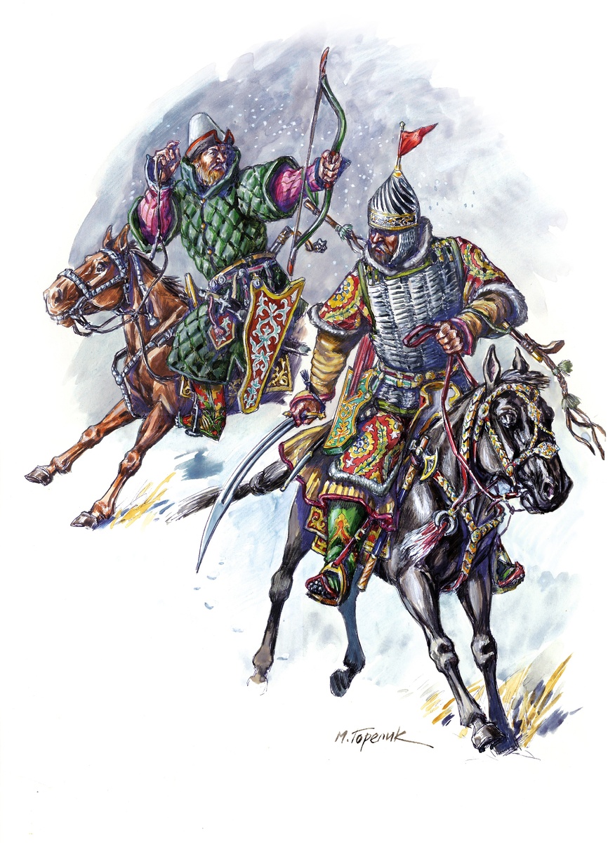 Русская поместная конница. XVI в. Реконструкция М.В. Горелика