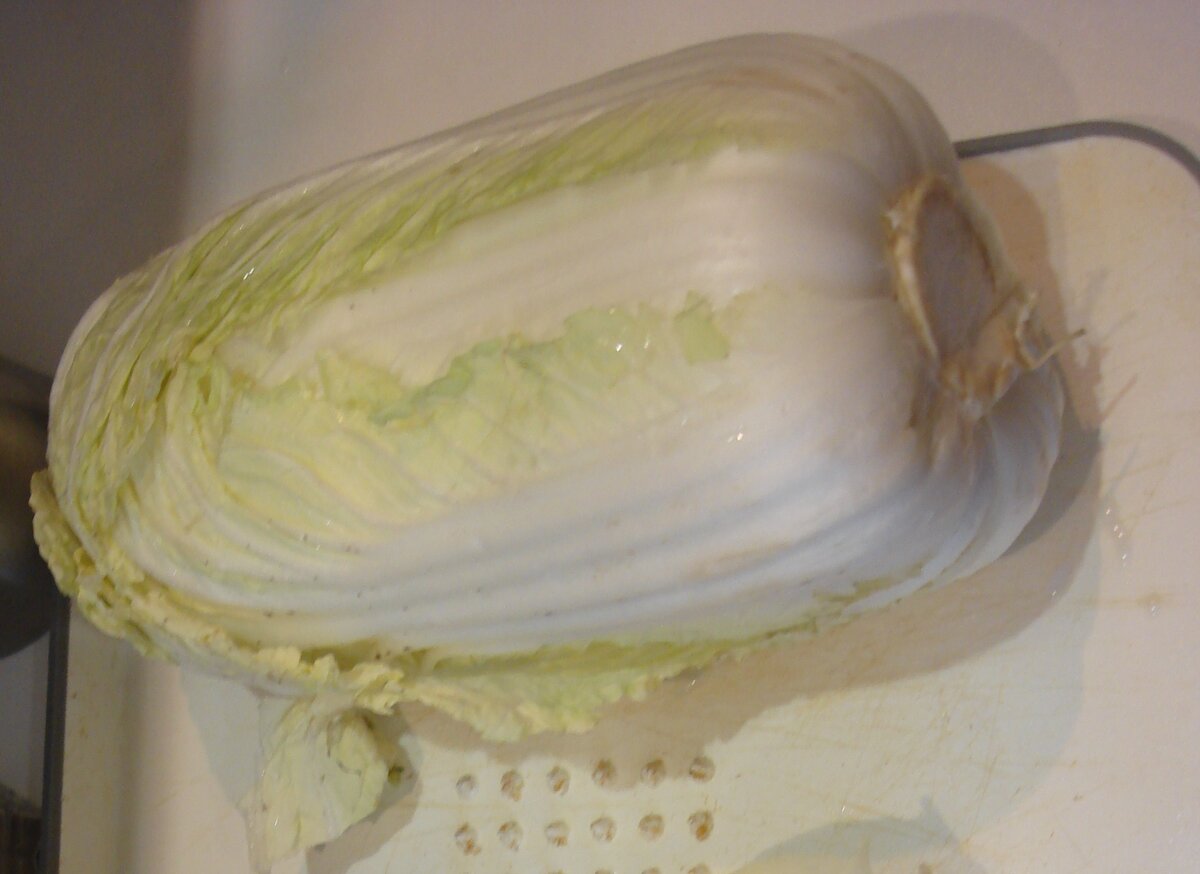 Фото сделано автором (кочан пекинской капусты)