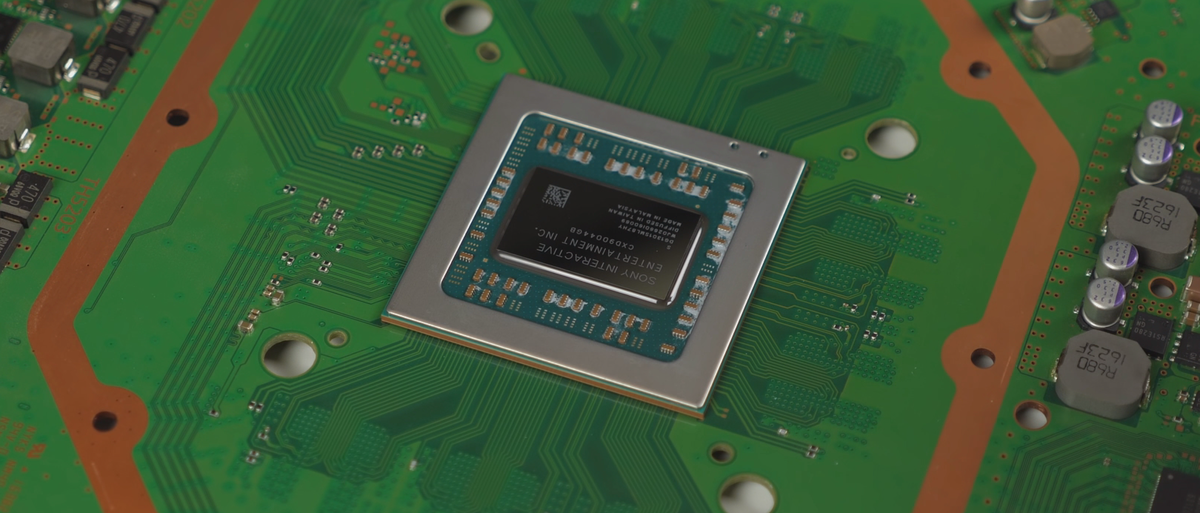 Процессор PS4 pro. Фото из открытых источников.