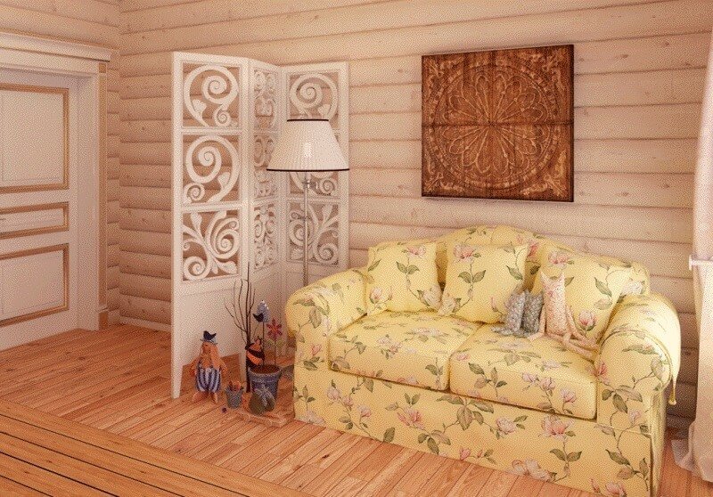 Перегородка в комнате своими руками. Зонирование интерьера дома ...